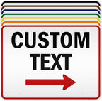 Custom Arrow and Directional Sign by My Sign Center - 36x48 Inches, Right Arrow, Reflective, Rust Free DiBound, Fade Resistant, Made in USA