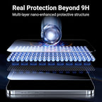 UltraGlass UNBREAK TOP 9H+ Glass for iPhone 13/13 Pro Screen Protector [12FT Military Grade Shatterproof] Screen Protector 13/13 Pro Tempered Glass [Longest Durable & Full Edge Coverage], 2 Pack