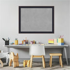 Amanti Art Black Framed Magnetic Board 21x27 Medium Vision Board for use with Magnets, 100% Metal Sheet to Display Items as Office Decor or for Home Organization in mudroom, Kitchen or Kids Room