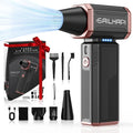 SAILHAPI Electric Air Duster, 300000RPM High-Speed Cordless Blower for Barber with Variable Speed & Brushless Motor, Portable Mini Blower for Keyboard, PC, Computer, Replaces Canned Air, Gifts for Men