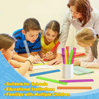 32 Pack Clear Plastic Ruler 12 Inch, Rulers Bulk for Classroom, Transparent Assorted Color Ruler with Centimeters and Inches, Metric Rulers for Kids, Ideal Back to School Office Home Supplies
