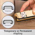 Swingline Stapler, 30 Sheet Capacity, 747 Business Stapler, Jam Free, Metal, Gold Chrome (74721)