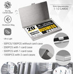 Custom Business Cards Double-Sided Personalized Stationery | Professional 300GSM Matte Paper for Small Business | 3.5x2 Inch