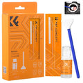 K&F CONCEPT 16mm APS-C Sensor Cleaning Swab*10 + 20ml Sensor Cleaner, DSLR SLR Digital Camera CMOS and CCD Sensor Cleaning Swab Kits for Nikon Sony Canon Camera Clean