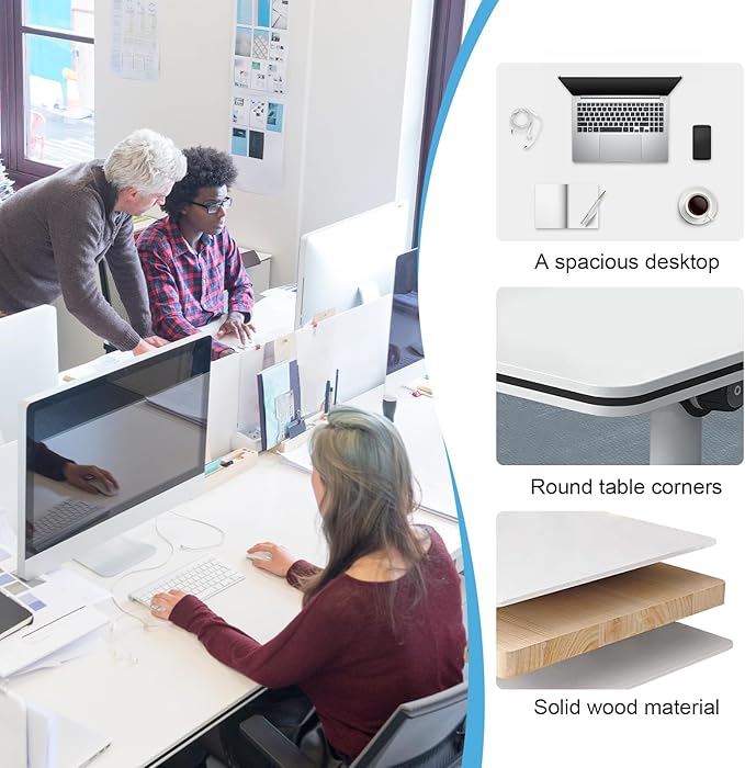 JEHUJD Conference Table,55.1''Folding Conference Room Table for 4-12 People,Mobile Flip Top MeetingTraining Table with Different Coulor and Styles for Offices, Classrooms,Meeting Room (10, 61''A)