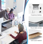 Conference Table,55.1''Folding Conference Room Table for 4-12 People,Mobile Flip Top MeetingTraining Table with Different Coulor and Styles for Offices, Classrooms,Meeting Room (4, 70.8''A)