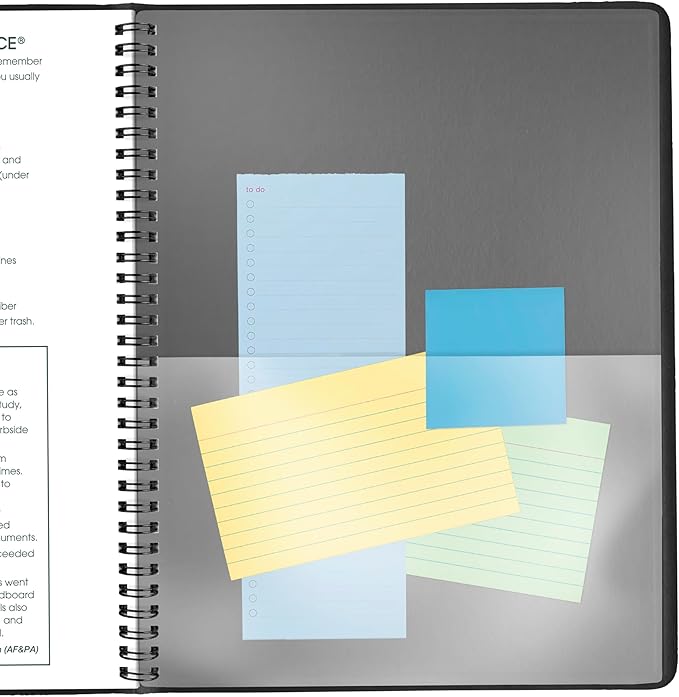 AT-A-GLANCE 2026 Appointment Book Planner, Weekly, 8-1/4" x 11", Large, Easy Viewing Large Print, Black (70LP010526)