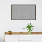 Amanti Art Grey Framed Magnetic Board 21x33 Large Vision Board for use with Magnets, 100% Metal Sheet to Display Items as Office Decor or for Home Organization in mudroom, Kitchen or Kids Room