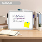 VUSIGN Small Dry Erase Whiteboard, 8.5 x 11 Inches White Board for Students, Fridge, Locker, Mini Dry Erase Board, 2 Pack