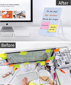 Dashify Desktop Dry Erase Board, Small Whiteboard with Stand, A5 Size 8.3 x 5.8 Inches with A Dry Erase Marker