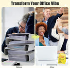 Funny Desk Signs, 2-Pack Answer Desk Rates Sign with Humorous Quotes for Office Decor, Hilarious Funny Gag Gifts for Coworkers, Perfect Boss Gifts for Women Men, Sarcastic Cubicle Accessories