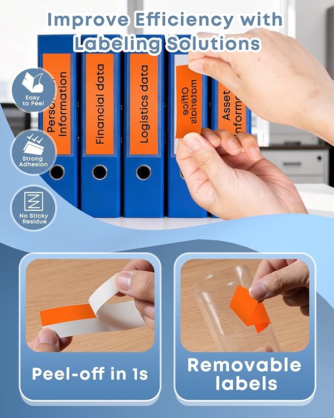 COLORWING 24mm 0.94 Orange Label Tape TZe-B51 TZB51 Laminated 1 Inch TZe TZ Tape Compatible with Brother Ptouch PT-P700 PT-P750W Label Maker, Black on Fluorescent Orange, 3-Pack