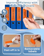 COLORWING 24mm 0.94 Orange Label Tape TZe-B51 TZB51 Laminated 1 Inch TZe TZ Tape Compatible with Brother Ptouch PT-P700 PT-P750W Label Maker, Black on Fluorescent Orange, 3-Pack