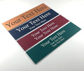 Office Desk Name Plate or Wall/Door Sign - 2x8 or 2x10 - Laser Engraved Sign - CUSTOMIZE. Holder available. Available in 21 colors and 17 fonts. Great gift idea - 4 Tags