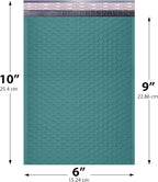 Green Small Poly Bubble Mailers 6x10 inch #0 | Self Seal Padded Envelopes | Cushioned Bubble Mailer | Usable Size 6x9 | WaterProof | Lightweight mailing Shipping Bags | 250 Pack Bulk
