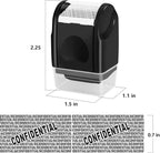 Identity Theft Protection Roller Stamp - Confidential Roller Stamp for Identity Protection & Security Stamp- Blocks Out Privacy Information, Guard Your Address & ID (2 Pack)
