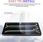 Peslv 2 Pack Like Paper Screen Protector for iPad Air 13 Inch 2024/2025 (M2/M3, 6th/7th Gen), Matte Anti Glare PET Film/Blue Light Filter Eye Protection Cover/Drawing & Writing Feel Like on Paper
