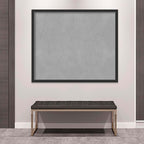 Amanti Art Black Framed Magnetic Board 43x51 Oversize Vision Board for use with Magnets, 100% Metal Sheet to Display Items as Office Decor or for Home Organization in mudroom, Kitchen or Kids Room
