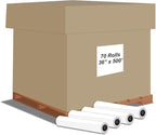Alliance Wide Format Paper Bond Engineering Rolls (70 Rolls, 36 In x 500 Ft)