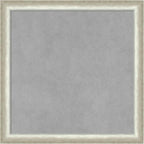 Amanti Art Silver Framed Magnetic Board 18x18 Small Vision Board for use with Magnets, 100% Metal Sheet to Display Items as Office Decor or for Home Organization in mudroom, Kitchen or Kids Room