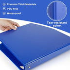CIXILDTS 6-Pack 1-Inch Binder, Standard 3 Ring Binder Fit Letter Size Paper, Presentation View Binders,Blue