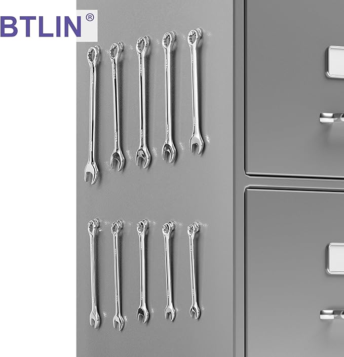 BTLIN Heavy Duty Fridge Magnets Extra Strong, Large Magnetic Push Pins for Kitchen Refrigerator Whiteboard Bulletin Board Office (18x22mm) 9Pack