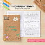 Lined Kraft Journals 24 Pack - 48 Pages Each, 5.5x8.5 Inch A5 Paper Notebooks Bulk for Students, Writing, Journaling, Travel Notes, School Supplies, Classroom & Office Stationery (Brown Kraft Cover)
