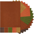 Sinmoe 100 Sheets 5 Shades Cardstock Paper 8.5 x 11 Inches 180gsm Solid Core Printer Paper for Scrapbooking DIY Arts Crafts Making Office Home Supplies (Autumn Color)
