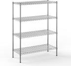 Regal Altair 18" Deep x 42" Wide x 54" Height Wire Shelving Kit | 4-Tier | NSF Commercial Storage Rack Unit