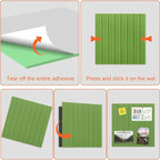 Cork Boards for Walls 48" x 36" Felt Board Alternative, 12 Pack Felt Wall Tiles Bulletin Board, Large Cork Board for Office Pin Board Tack Board Cork Boards