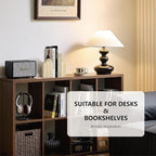 Book Ends for Heavy Books, Decorative Bookends for Shelves, Durable Book Holder & Shelf Decor, Non-Slip Book Stopper, Office Bookshelf Organizer (Set of 2)