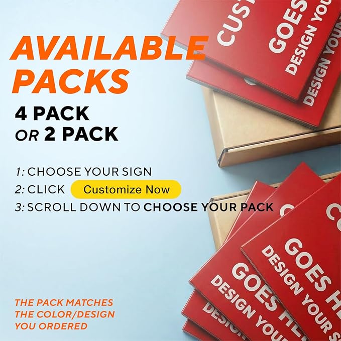 Custom Metal Signs, Personalized Aluminum, Customized Safety, Business Signs, Waterproof Outdoor, White Aluminum (Red, 24x18 In)