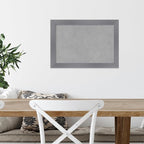 Amanti Art Grey Framed Magnetic Board 14x20 Small Vision Board for use with Magnets, 100% Metal Sheet to Display Items as Office Decor or for Home Organization in mudroom, Kitchen or Kids Room
