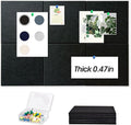 Thick Cork Board Tiles for Wall with Push Pins, Removable 36"x24"x0.47" Bulletin Board Sets, Self-Adhesive Pin Board | Magrowill 6 Packs Felt Panels for Office Home Classroom Dorm
