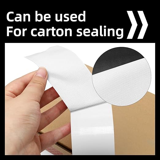 ROSEUP Duct Tape Heavy Duty Waterproof, 2 Inch x 1080 Yards, Strong Adhesive Black Duct Tape Bulk for Indoor Outdoor Repairs, Tear by Hand, (36 Pack)