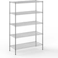 Regal Altair 21" Deep x 48" Wide x 74" Height Wire Shelving Kit | 5-Tier | NSF Commercial Storage Rack Unit