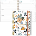 2026 Planner - Weekly Monthly Planner 2026 from January 2026 to December 2026 with 12 Monthly Tabs, Flexible Cover, Inner Pocket, 8.5" x 11", Rose Floral