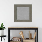 Amanti Art Grey Framed Magnetic Board 27x27 Medium Vision Board for use with Magnets, 100% Metal Sheet to Display Items as Office Decor or for Home Organization in mudroom, Kitchen or Kids Room