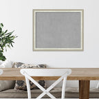 Amanti Art Silver Framed Magnetic Board 18x22 Small Vision Board for use with Magnets, 100% Metal Sheet to Display Items as Office Decor or for Home Organization in mudroom, Kitchen or Kids Room
