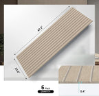 UMIACOUSTICS 6 Packs Acoustic Panel,47.2 x 23.6 Inches Decorative Sound Proof Panel for Office,Home Theater,Studio,Light Tan