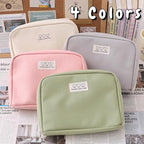 Fcteap Pencil Case Pouch Box Cute Kawaii Large Capacity Aesthetic Zipper Pen Holder Organizer Bag for Office Workspace Supplies Desk Accessories Travel (Light Pink)