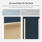 Amantech 12 Pack Acoustic Panels Self Adhesive Sound Proof Foam, High Density Sound Acoustic Panel, 16X12X0.4 Inch 4:3 Rectangle Panels in Home, Office, Reccording Room, Studio,More(Dark Blue)