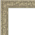 Amanti Art Silver Framed Magnetic Board 31x43 Large Vision Board for use with Magnets, 100% Metal Sheet to Display Items as Office Decor or for Home Organization in mudroom, Kitchen or Kids Room