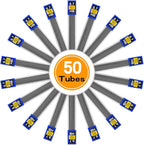 Coopay 600 Pieces Lead Refills 0.7 mm HB Break Resistant Mechanical Pencil Refills, 12 Pack Per Tube, 50 Tubes(0.7 mm)