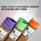 Paclord 4" x 12" Heavy-Duty Reinforced Cardboard Mailing Tube, Pack of 1 Tube with 2 Caps – Secure USPS Approved – Great for Shipping and Storing of Prints, Artwork, Posters or Documents