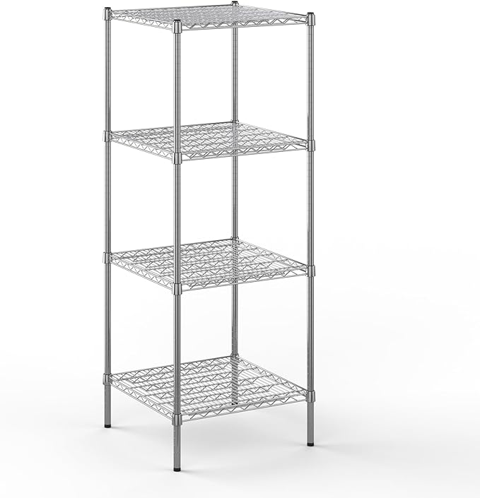 Regal Altair 24" Deep x 24" Wide x 64" Height Wire Shelving Kit | 4-Tier | NSF Commercial Storage Rack Unit
