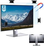 [2 Pack] Magnetic Hanging 24 Inch Computer Anti Blue Light Screen Protector for 16:9 Aspect Ratio Widescreen Monitor, Eye Protection Anti-Glare Light LED PC Screen Protector, Removable 24 in Protective Film
