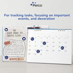 Perco Dark Blue 1-Inch Round Circle Dot Sticker Labels - Multi-Roll Pack (3 Rolls, 1,000 Labels Each) - Permanent Adhesive, Vibrant Colors, Strong Hold - Perforated for Easy Use - Made in USA