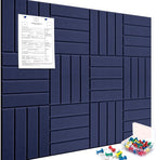 Cork Boards for Walls 48" x 36" Felt Board Alternative, 12 Pack Felt Wall Tiles Bulletin Board, Large Cork Board for Office Pin Board Tack Board Cork Boards