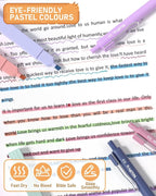 Nicpro 33PCS Aesthetic Highlighter and Gel Pen set with Case, 12 Bible Highlighters & Cute Pens Refills With Soft Ink & Tip, No Bleed Quick Dry for Bible Study Journaling Planner Notes School Supplies